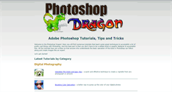 Desktop Screenshot of photoshop-dragon.com